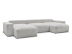 Voltaire - Fixed Panoramic Sofa - Mottled Fabric