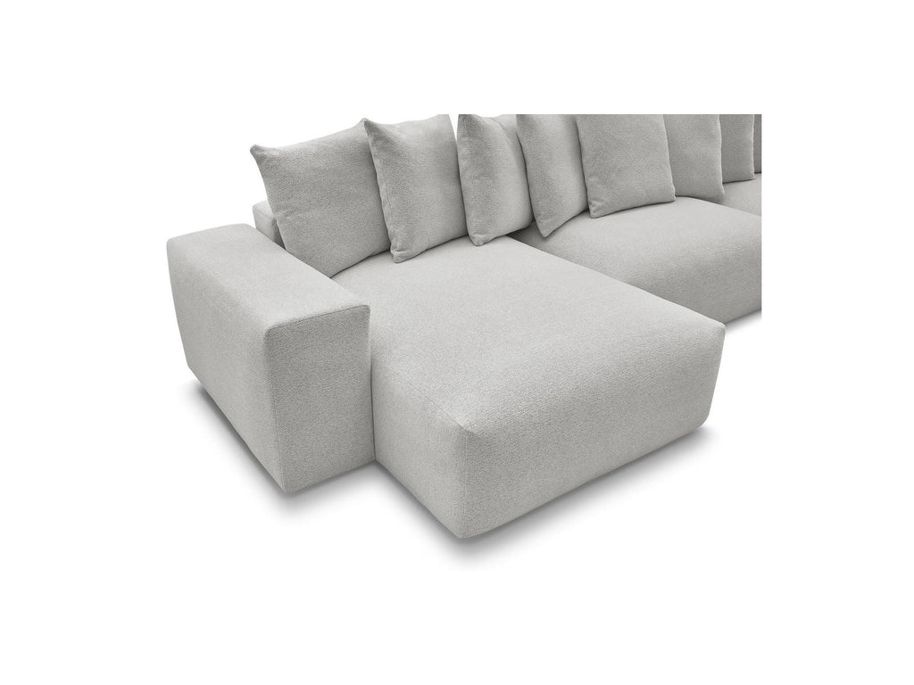 Voltaire - Fixed Panoramic Sofa - Mottled Fabric