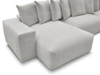 Voltaire - Fixed Panoramic Sofa - Mottled Fabric