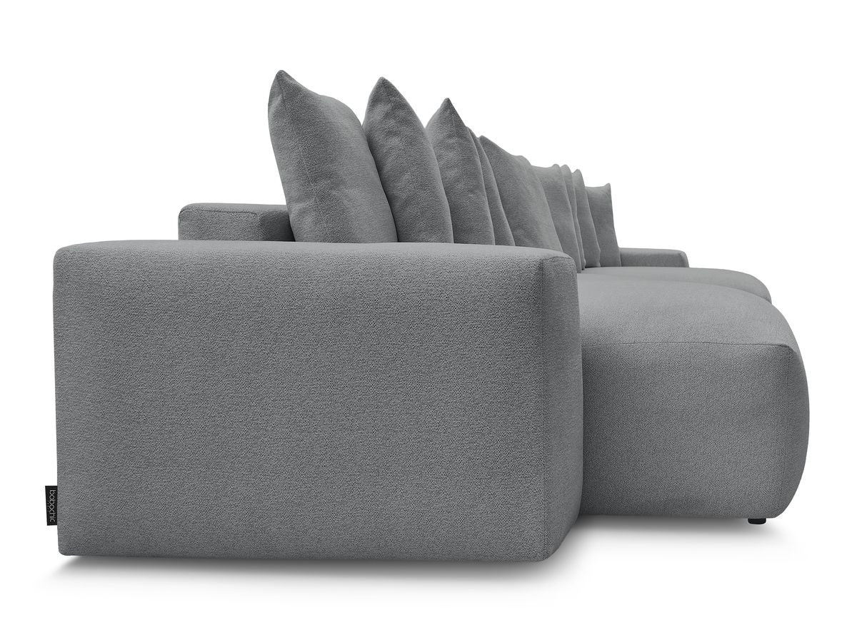 Voltaire - Fixed Panoramic Sofa - Mottled Fabric