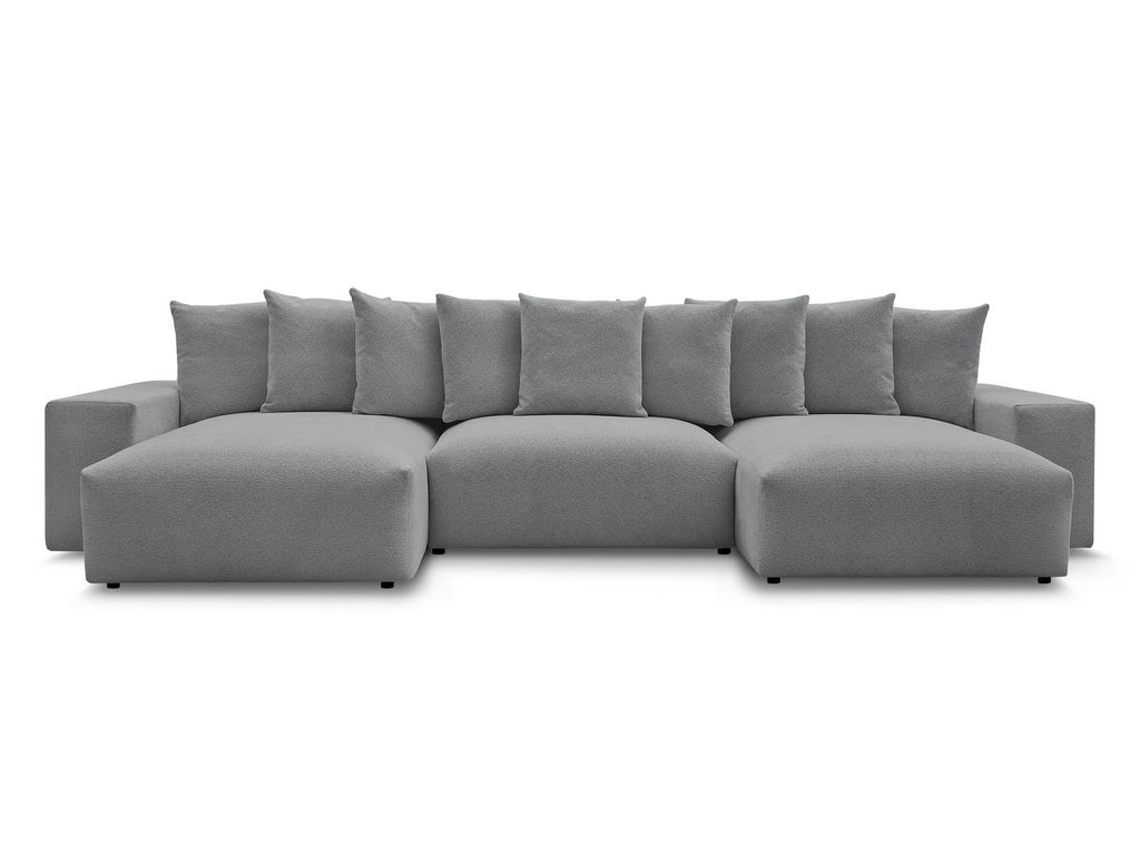 Voltaire - Fixed Panoramic Sofa - Mottled Fabric