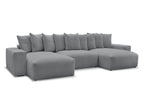 Voltaire - Fixed Panoramic Sofa - Mottled Fabric