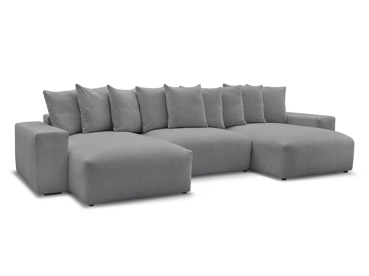 Voltaire - Fixed Panoramic Sofa - Mottled Fabric