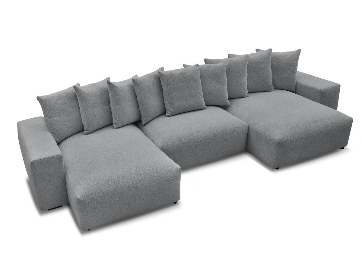 Voltaire - Fixed Panoramic Sofa - Mottled Fabric