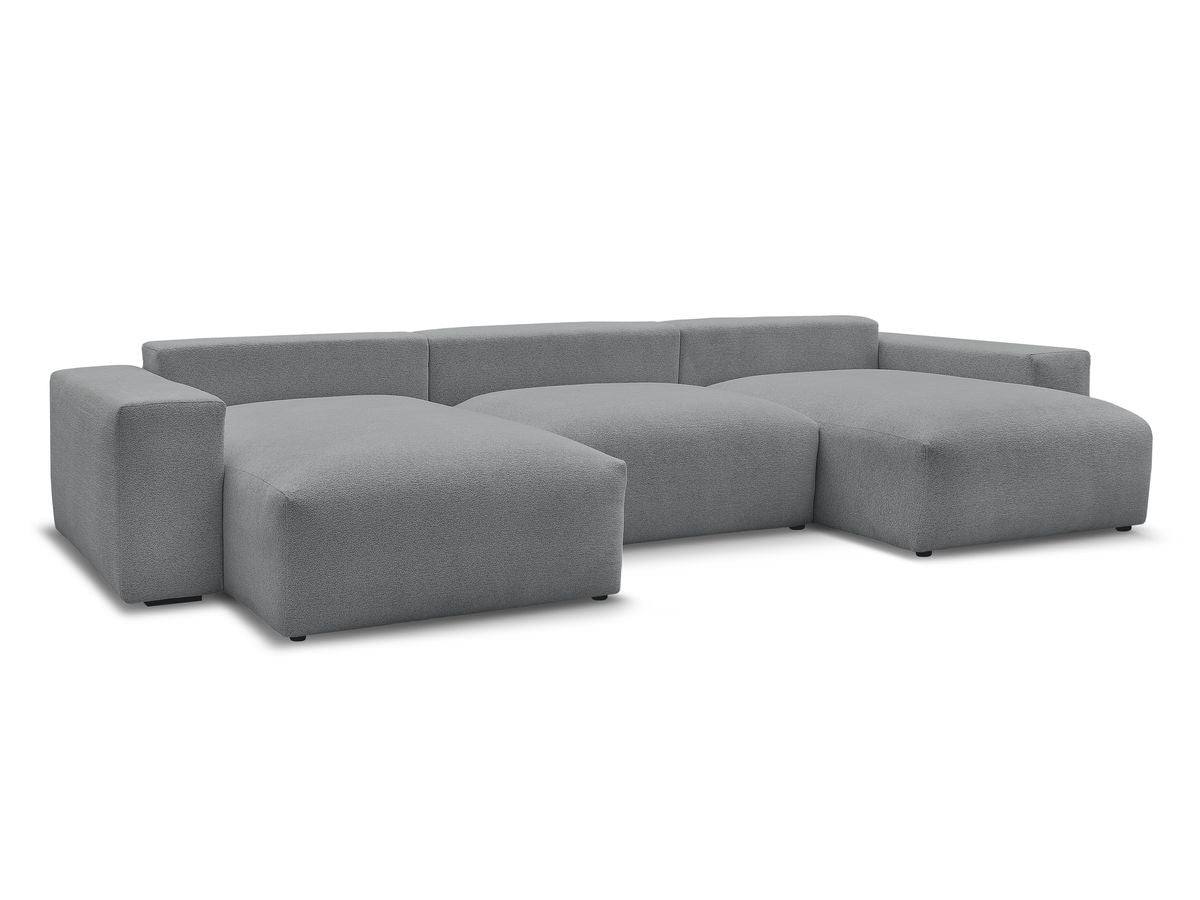 Voltaire - Fixed Panoramic Sofa - Mottled Fabric