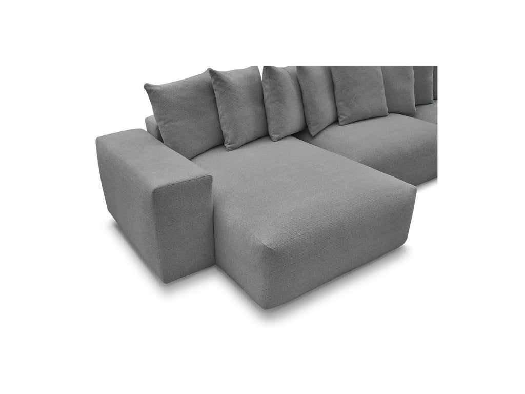Voltaire - Fixed Panoramic Sofa - Mottled Fabric
