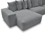 Voltaire - Fixed Panoramic Sofa - Mottled Fabric