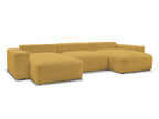 Voltaire - Fixed Panoramic Sofa - Mottled Fabric