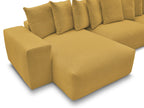 Voltaire - Fixed Panoramic Sofa - Mottled Fabric