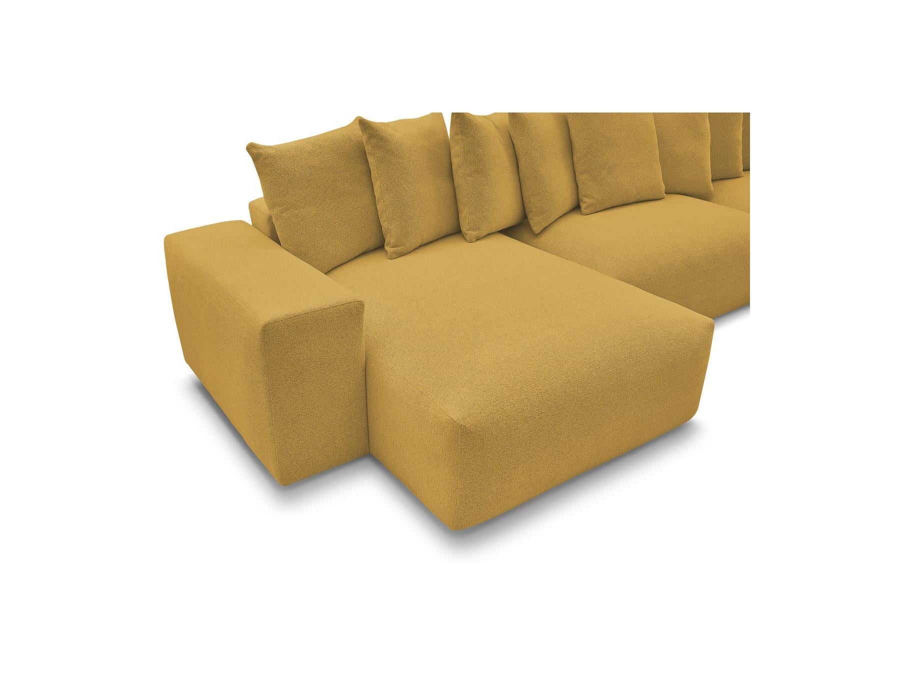 Voltaire - Fixed Panoramic Sofa - Mottled Fabric