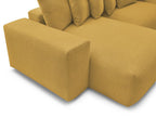 Voltaire - Fixed Panoramic Sofa - Mottled Fabric