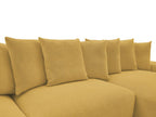Voltaire - Fixed Panoramic Sofa - Mottled Fabric