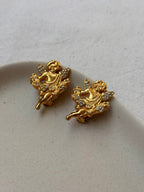 Boucles D’Oreilles Sonia Rykiel Vintage - Anges Ornés De Strass