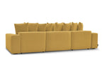 Voltaire - Fixed Panoramic Sofa - Mottled Fabric