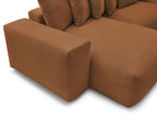 Voltaire - Fixed Panoramic Sofa - Mottled Fabric
