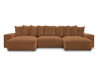 Voltaire - Fixed Panoramic Sofa - Mottled Fabric