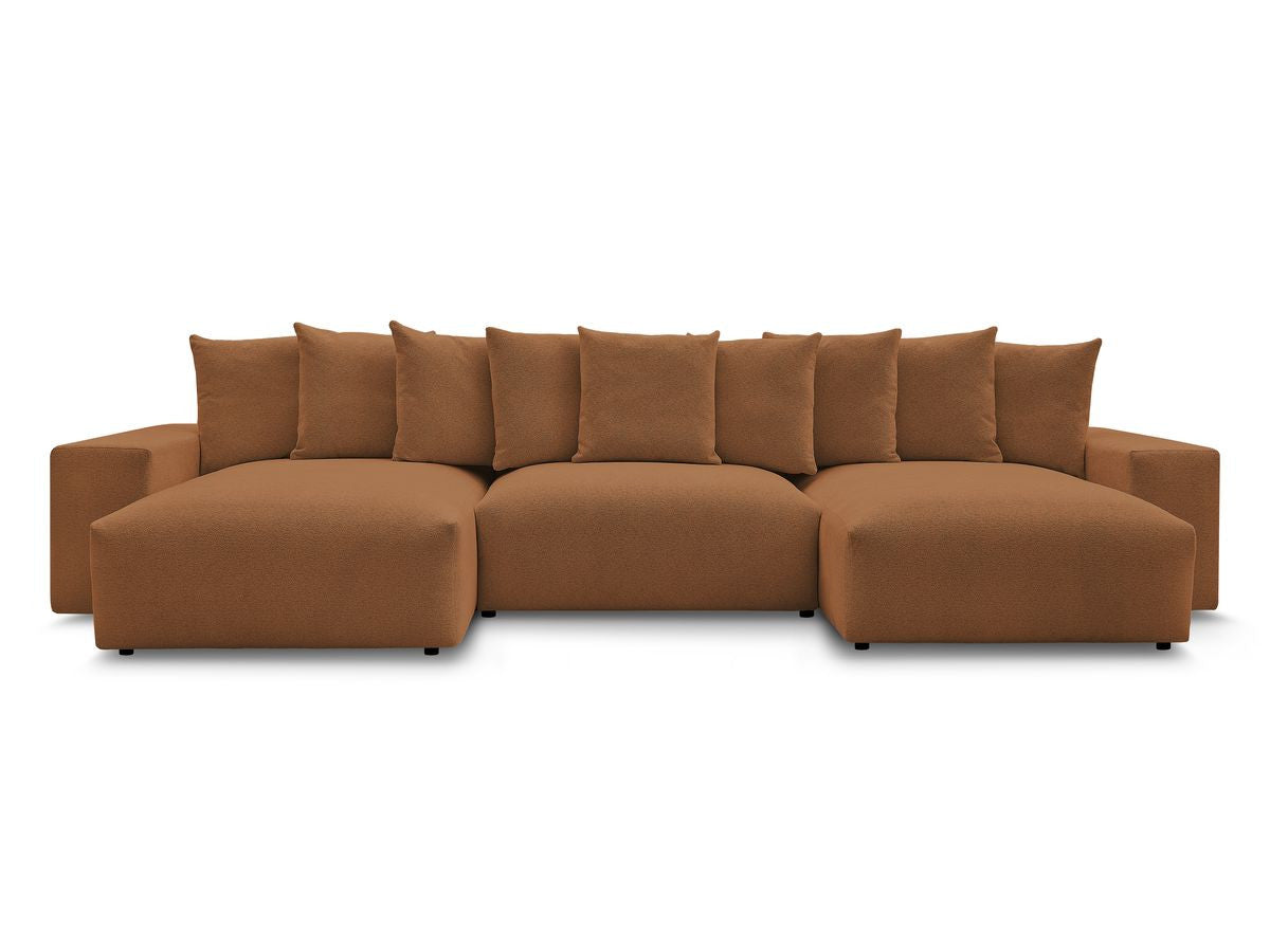 Voltaire - Fixed Panoramic Sofa - Mottled Fabric