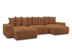 Voltaire - Fixed Panoramic Sofa - Mottled Fabric