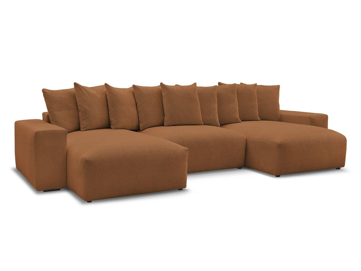 Voltaire - Fixed Panoramic Sofa - Mottled Fabric