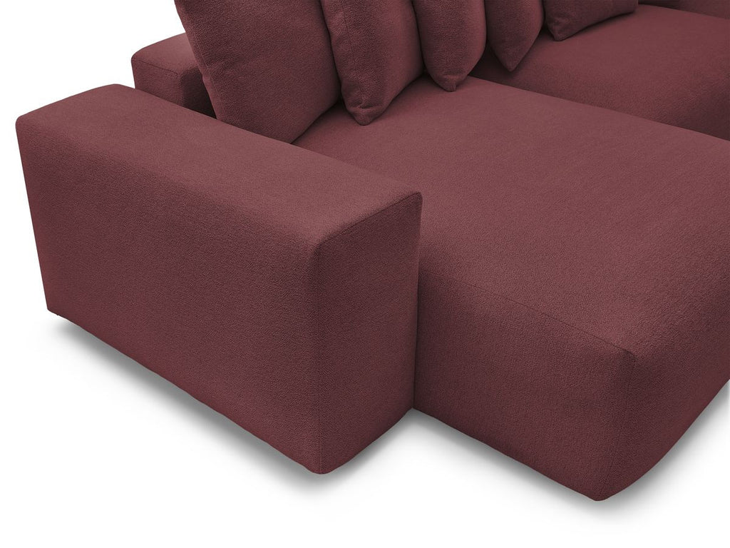 Voltaire - Fixed Panoramic Sofa - Mottled Fabric