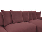 Voltaire - Fixed Panoramic Sofa - Mottled Fabric