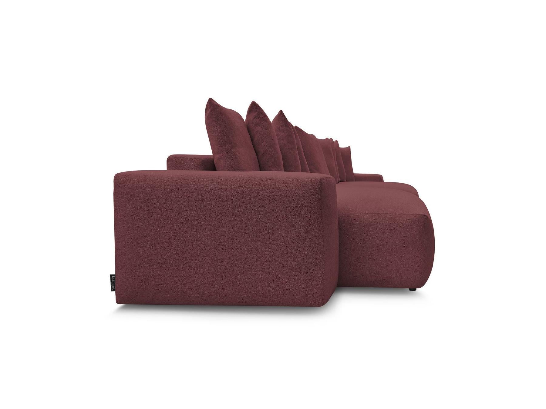 Voltaire - Fixed Panoramic Sofa - Mottled Fabric