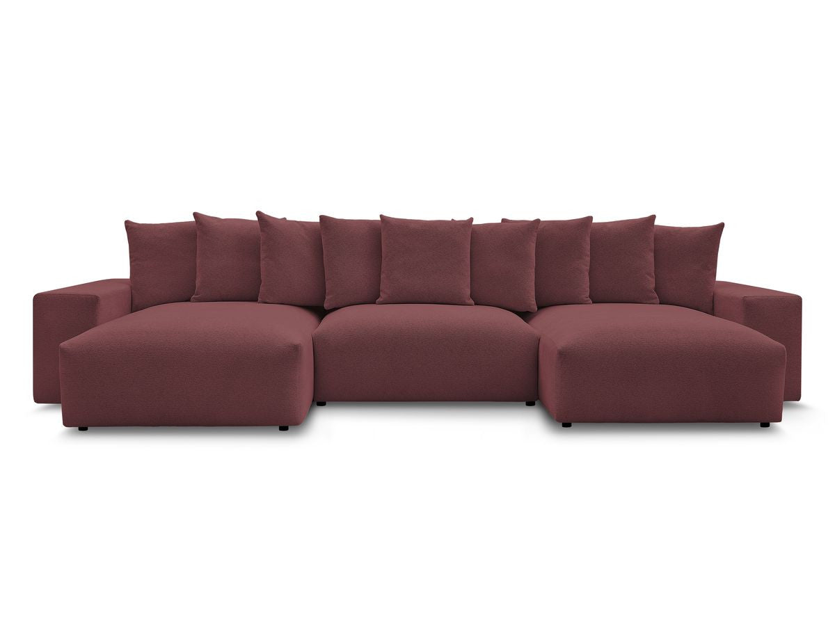 Voltaire - Fixed Panoramic Sofa - Mottled Fabric