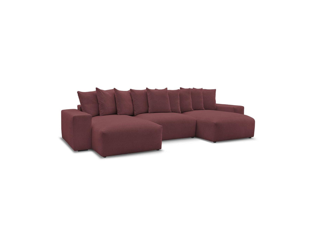 Voltaire - Fixed Panoramic Sofa - Mottled Fabric