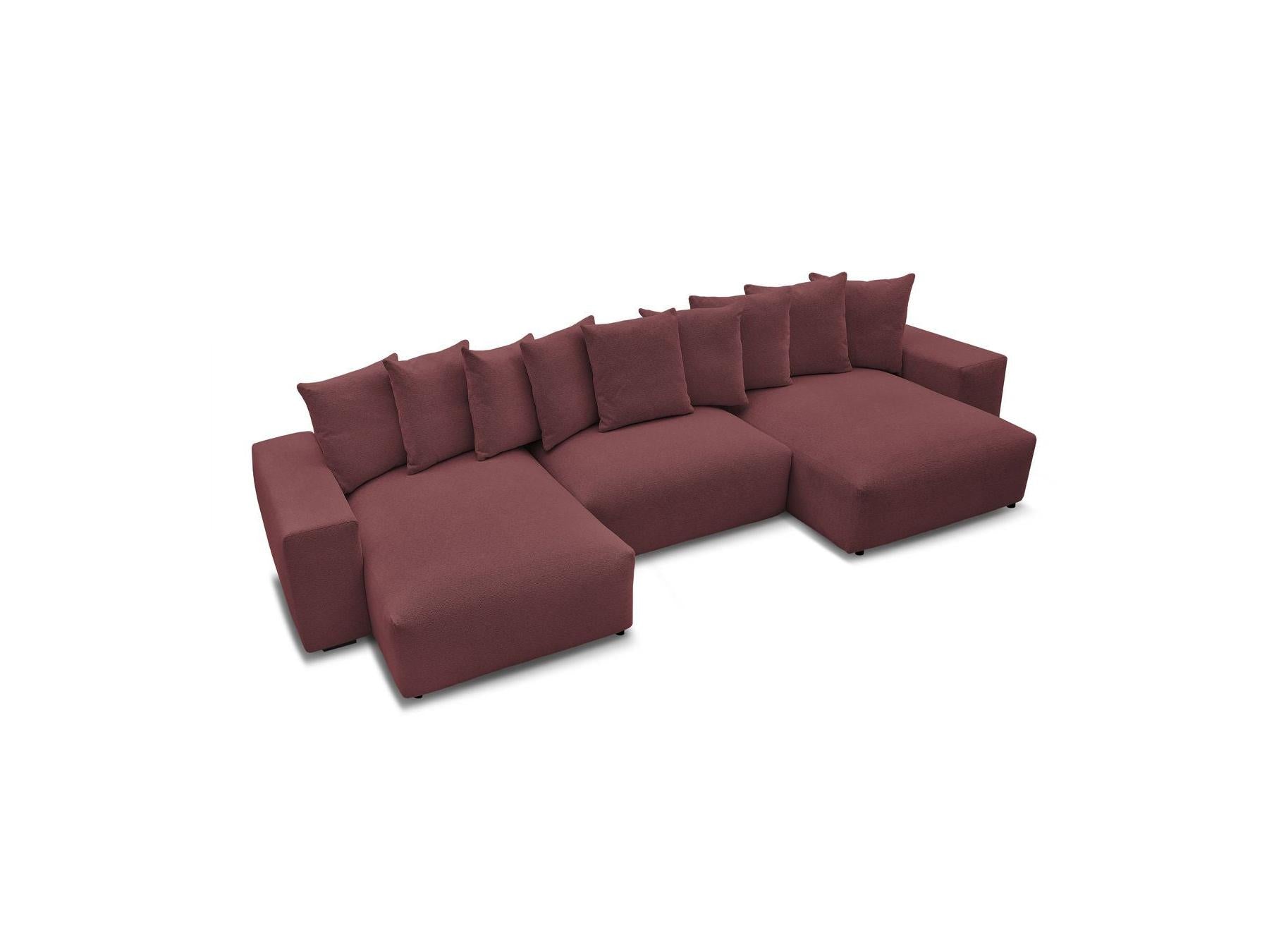 Voltaire - Fixed Panoramic Sofa - Mottled Fabric