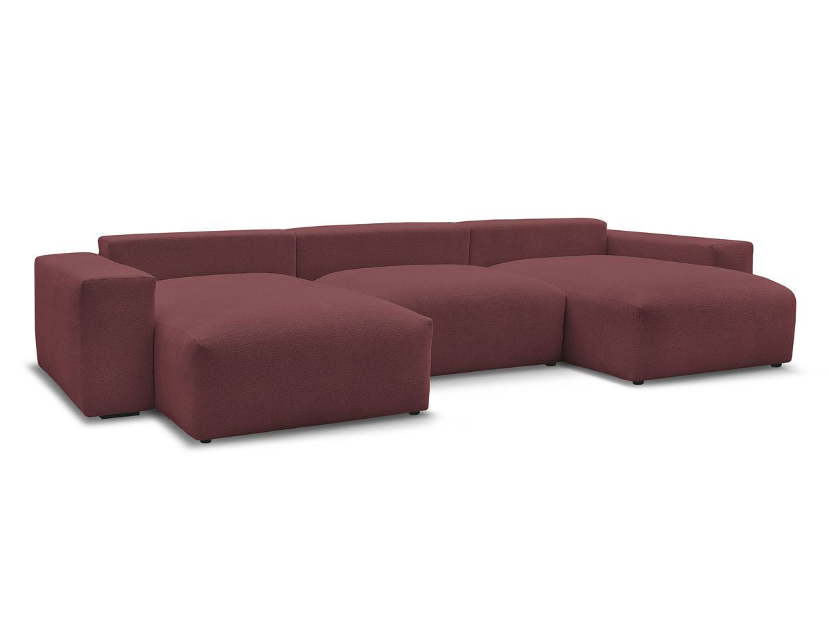 Voltaire - Fixed Panoramic Sofa - Mottled Fabric