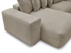 Voltaire - Fixed Panoramic Sofa - Mottled Fabric
