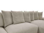 Voltaire - Fixed Panoramic Sofa - Mottled Fabric