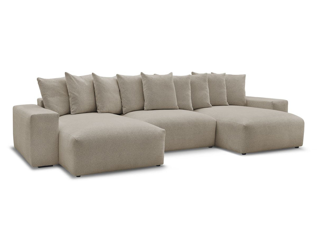 Voltaire - Fixed Panoramic Sofa - Mottled Fabric