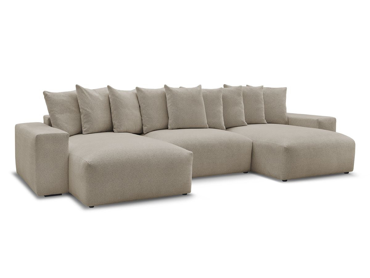 Voltaire - Fixed Panoramic Sofa - Mottled Fabric