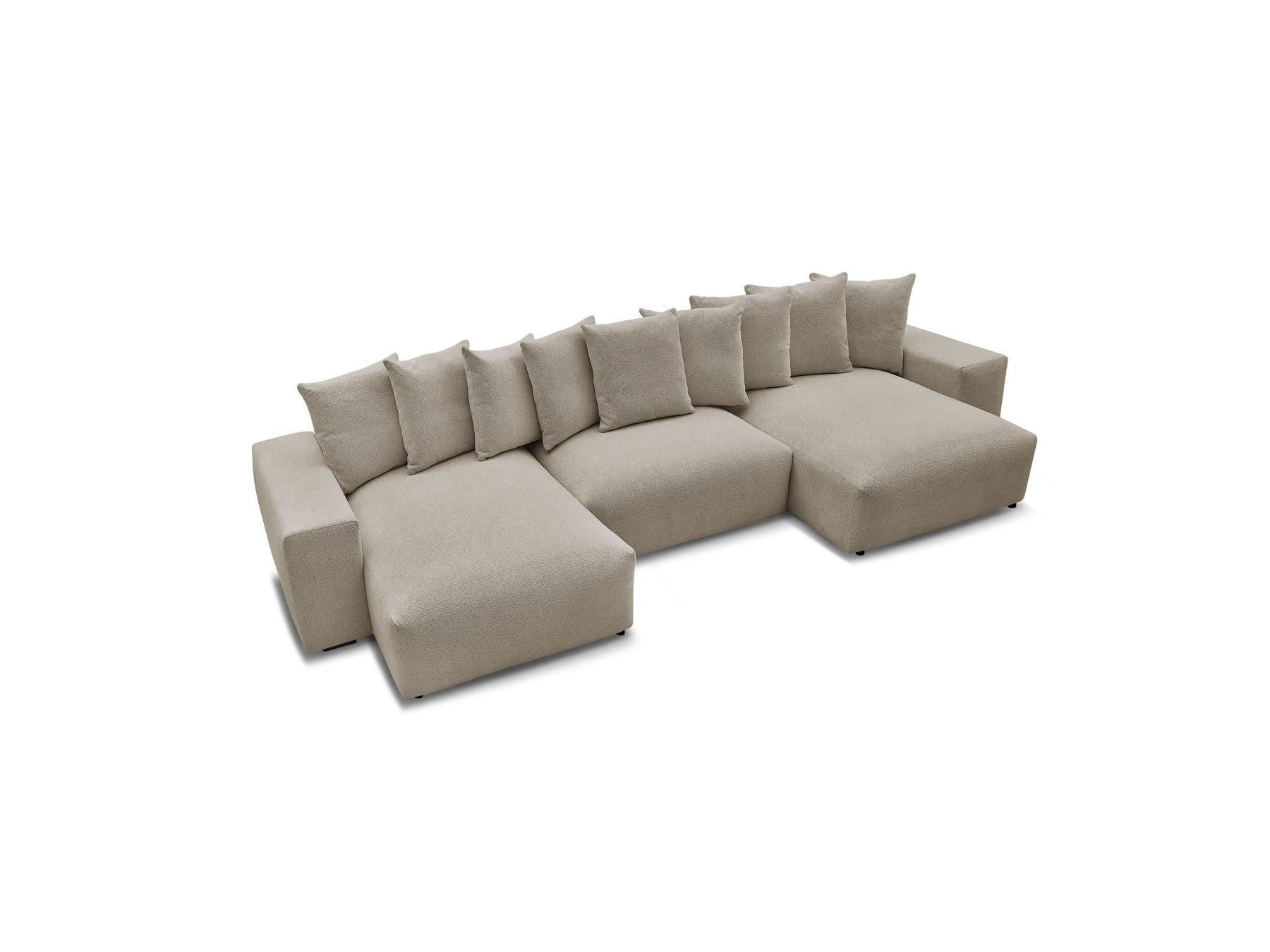 Voltaire - Fixed Panoramic Sofa - Mottled Fabric