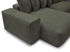 Voltaire - Fixed Panoramic Sofa - Mottled Fabric