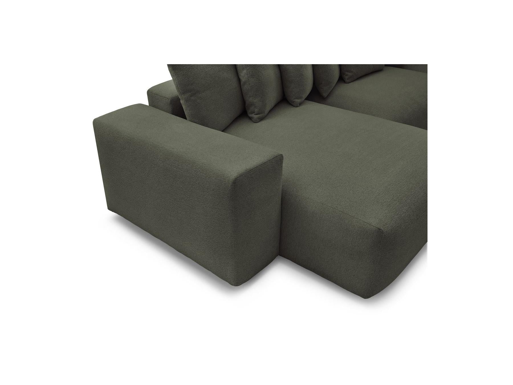 Voltaire - Fixed Panoramic Sofa - Mottled Fabric