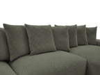 Voltaire - Fixed Panoramic Sofa - Mottled Fabric