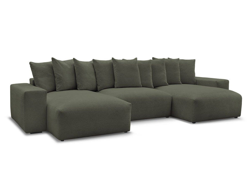 Voltaire - Fixed Panoramic Sofa - Mottled Fabric