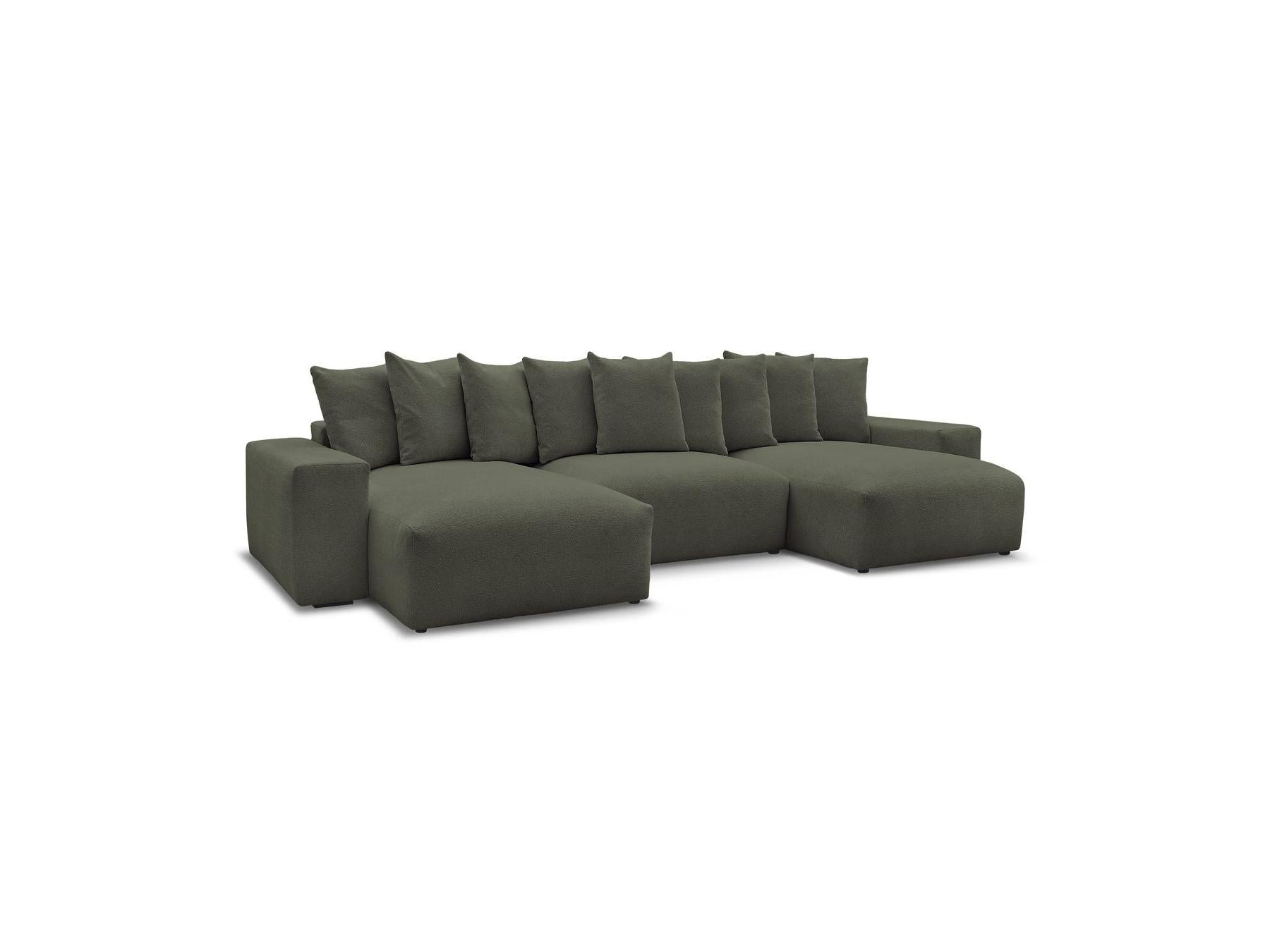 Voltaire - Fixed Panoramic Sofa - Mottled Fabric