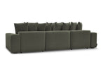 Voltaire - Fixed Panoramic Sofa - Mottled Fabric