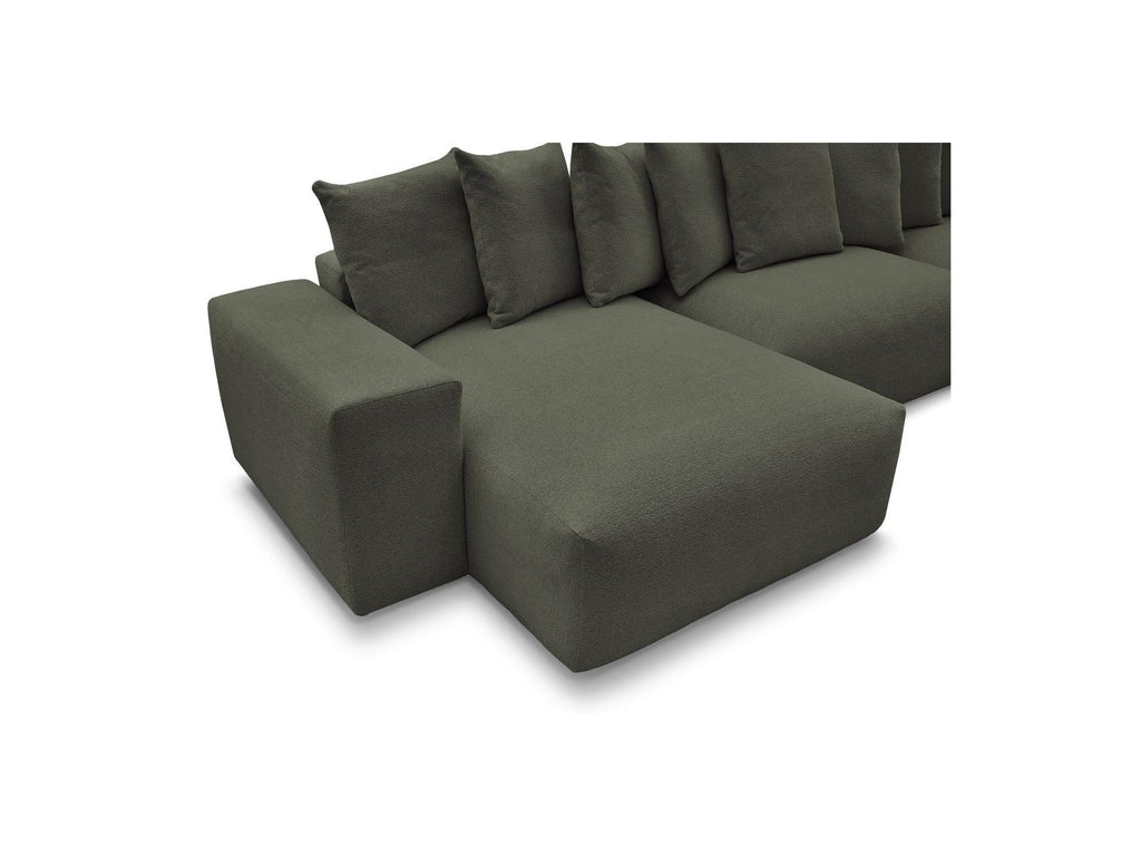 Voltaire - Fixed Panoramic Sofa - Mottled Fabric