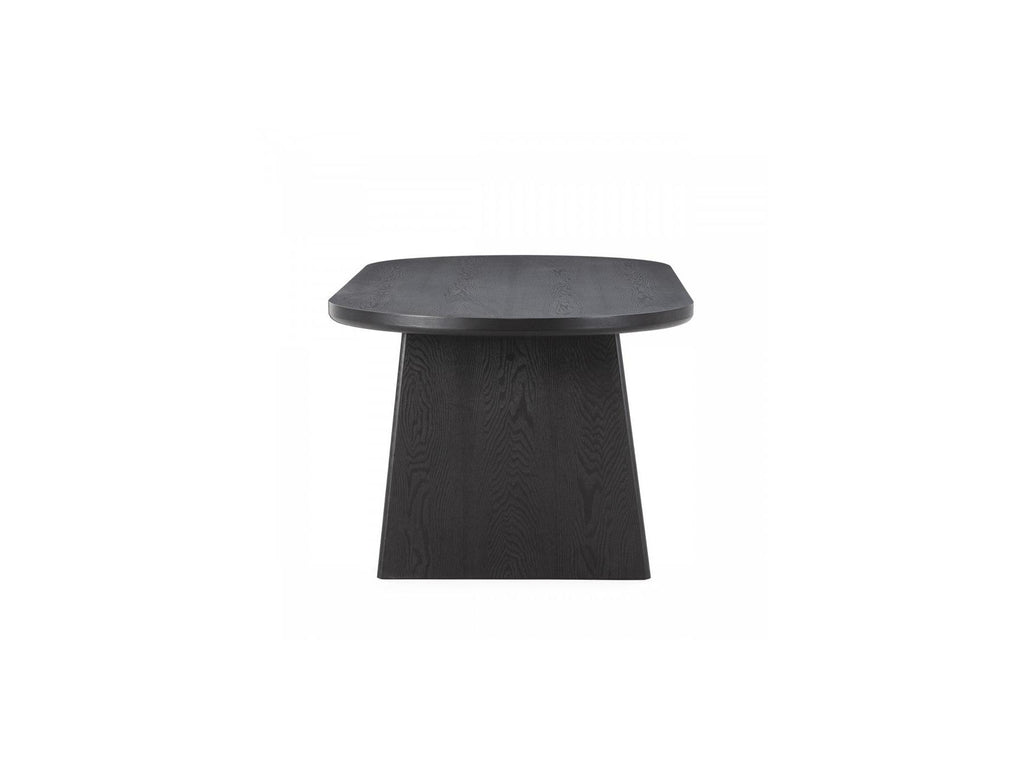 Pablo - Mesa de comedor ovalada - Chapa de nogal