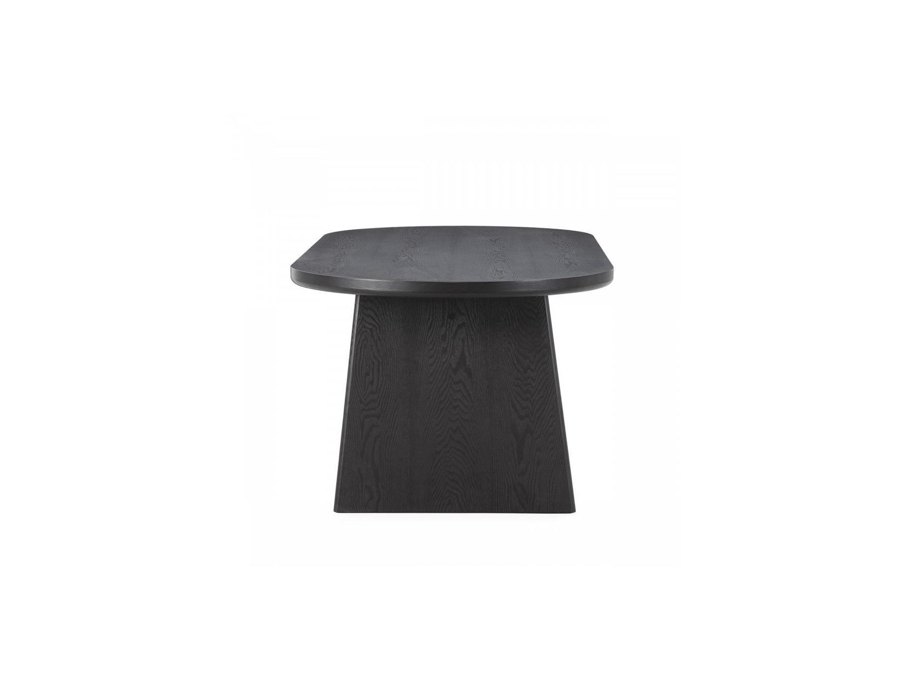 Pablo - Mesa de comedor ovalada - Chapa de nogal