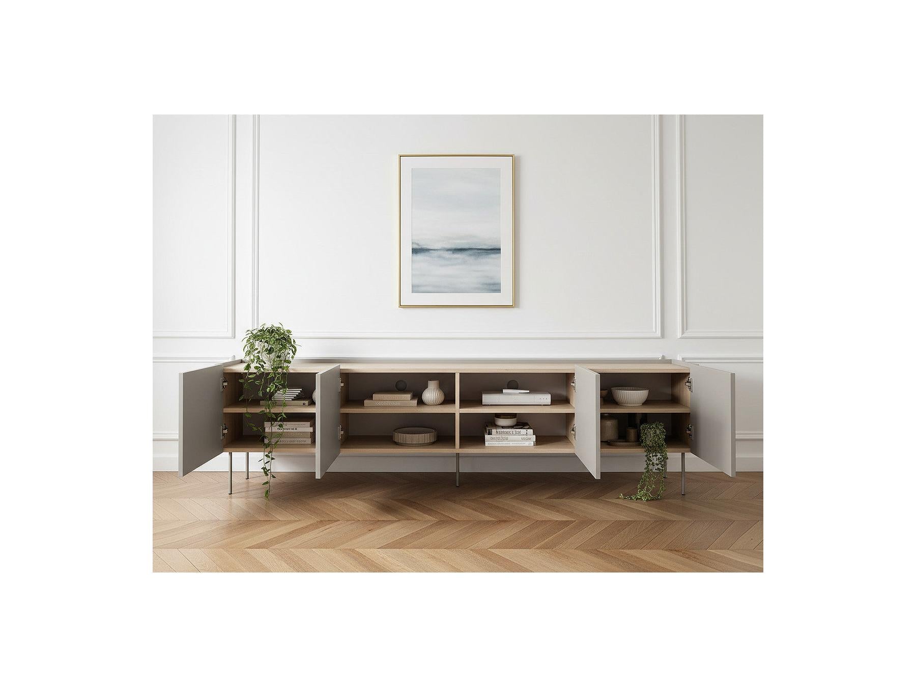 Atlas - Set with 220 cm Sideboard + 220 cm TV Unit