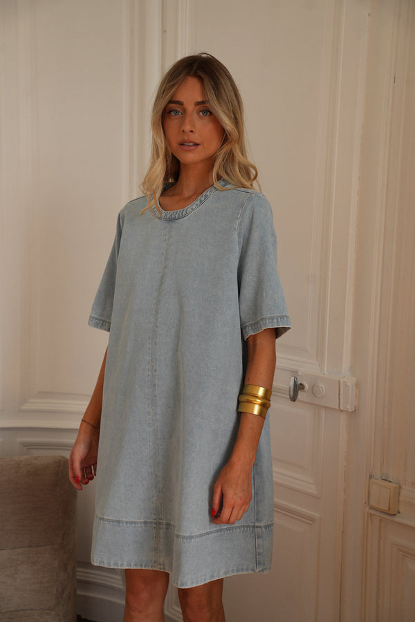 Robe En Jean Zaho - Bleue