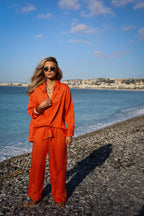 Chemise Fluide Kloé - Orange