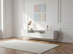 Kasha - Mueble de TV con nicho - Patas doradas