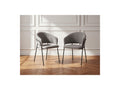 Lou - Set Of 2 Chairs - Textured Fabric