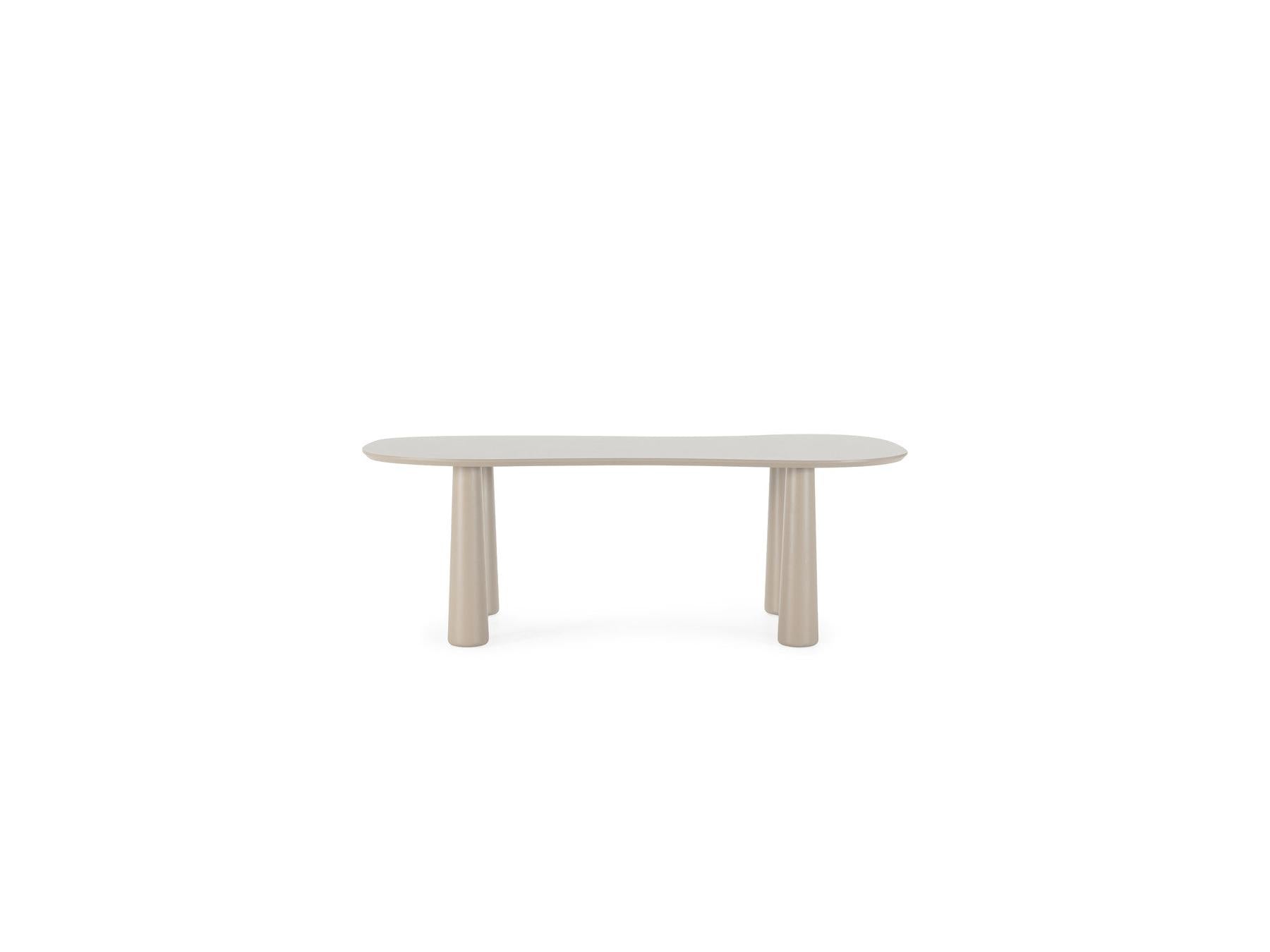 Sasha - Oval Dining Table - Beige
